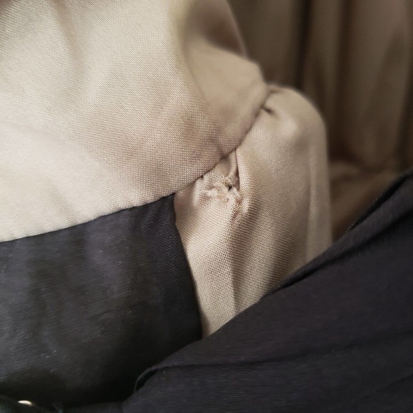 Robert Rodriguez Black Silk Lace Strapless Pleated Dress Size 8 Medium V Neck - Picture 6 of 10